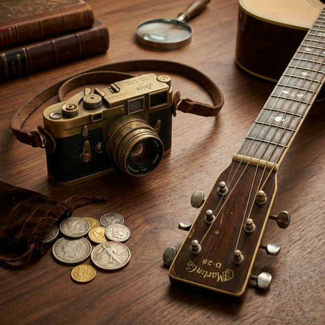 骨董品・古銭・切手・楽器の買取